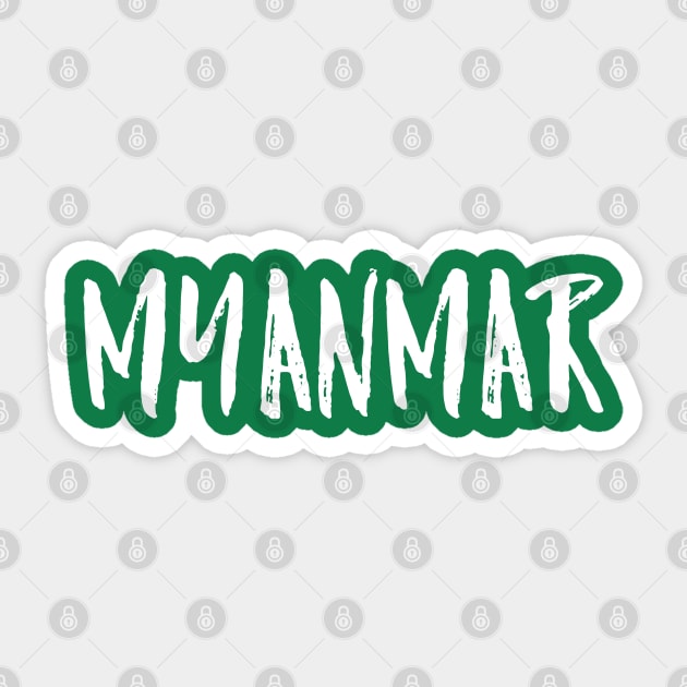 Myanmar Sticker by pepques